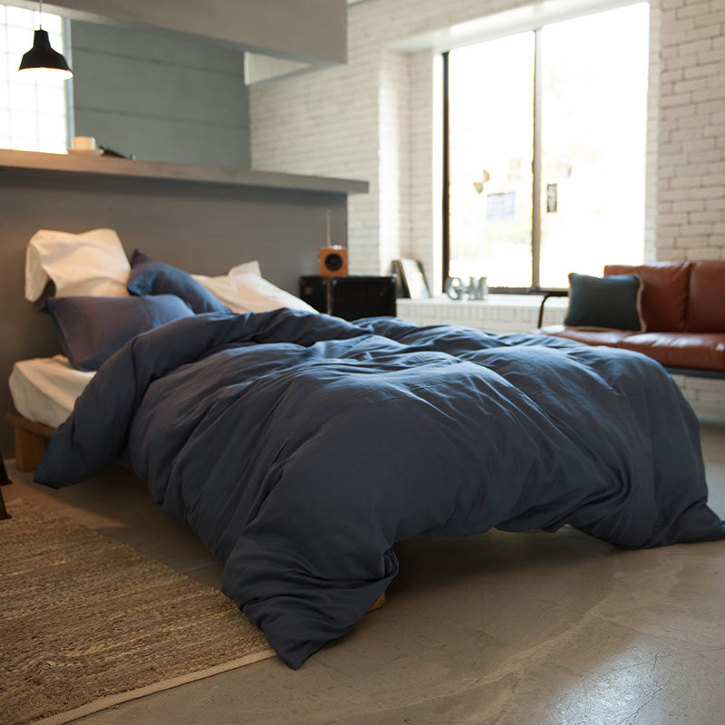 サラッとして快適なガーゼ掛け布団カバー ダブルガーゼ なめらかな風合いが心地よい【Fab the Home】