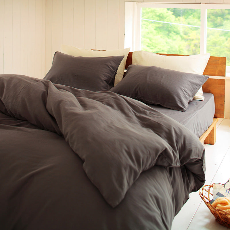 サラッとして快適なガーゼ掛け布団カバー ダブルガーゼ なめらかな風合いが心地よい【Fab the Home】