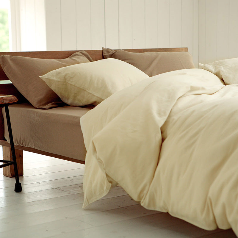 サラッとして快適なガーゼ掛け布団カバー ダブルガーゼ なめらかな風合いが心地よい【Fab the Home】