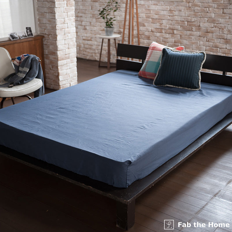 サラッとして快適なガーゼボックスシーツ ダブルガーゼ なめらかな風合いが心地よい【Fab the Home】