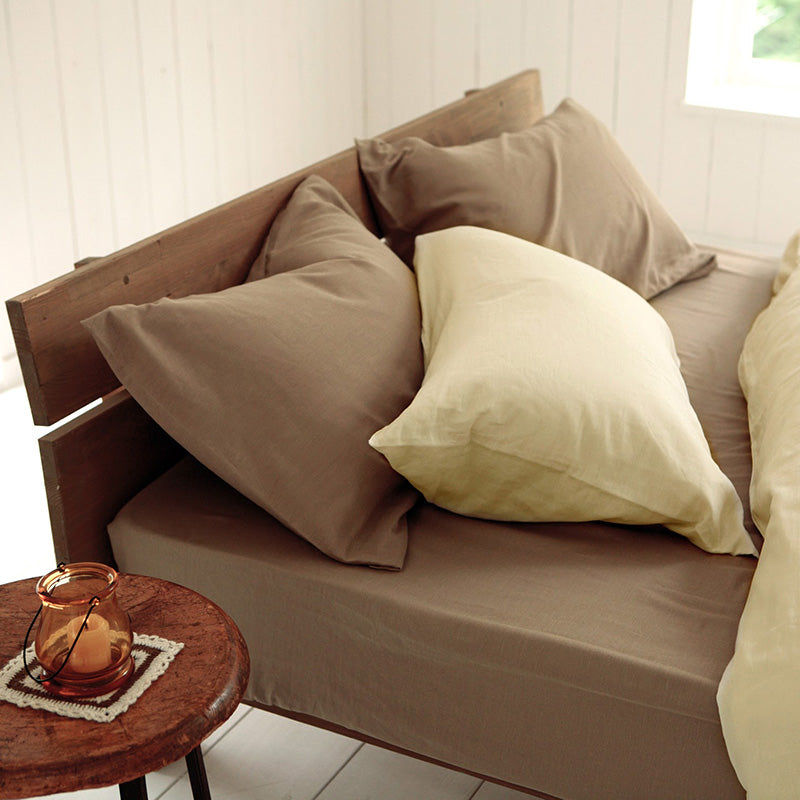 サラッとして快適なガーゼボックスシーツ ダブルガーゼ なめらかな風合いが心地よい【Fab the Home】