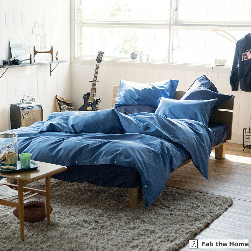 やさしいソフトなデニム掛け布団カバー ライトデニム【Fab the Home】