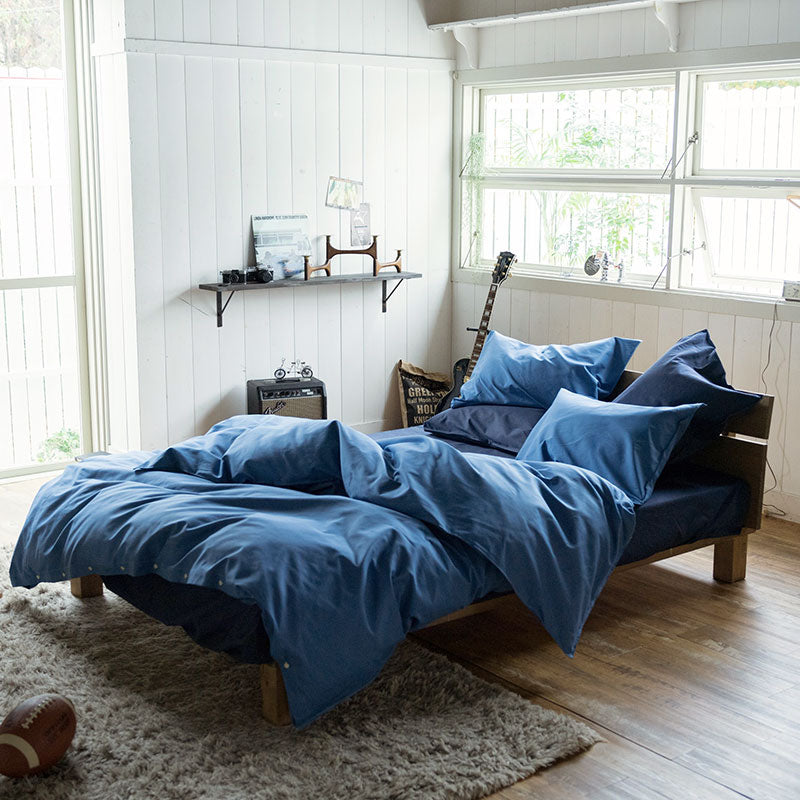 やさしいソフトなデニム掛け布団カバー ライトデニム【Fab the Home】