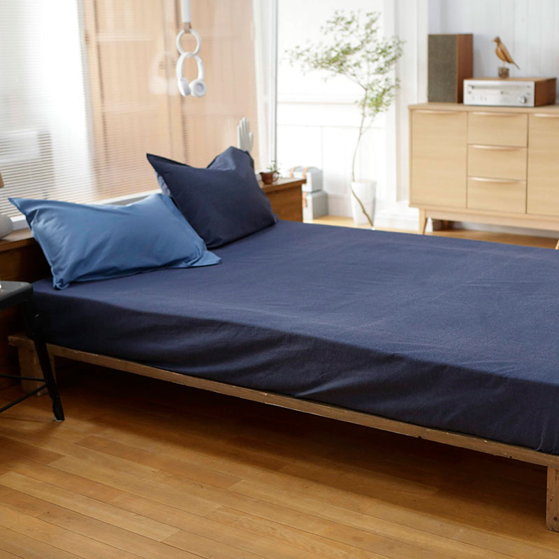 やさしいソフトなデニムボックスシーツ ライトデニム【Fab the Home】