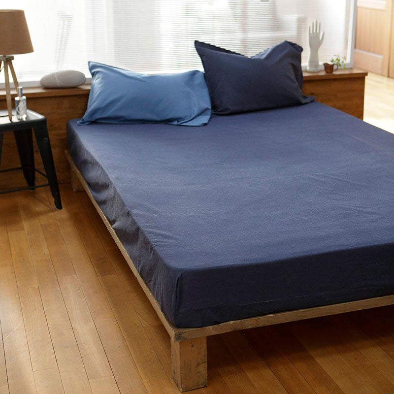 やさしいソフトなデニムボックスシーツ ライトデニム【Fab the Home】