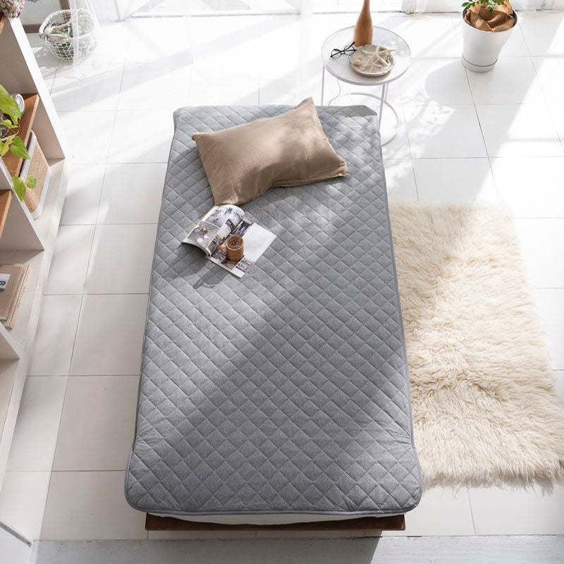 ふんわりなめらかニットの敷きパッド プレインニット ほどよいストレッチ性と肌触り【Fab the Home】