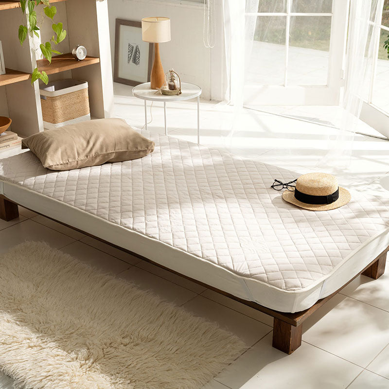 ふんわりなめらかニットの敷きパッド プレインニット ほどよいストレッチ性と肌触り【Fab the Home】