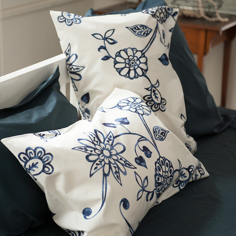 更紗のような東洋の繊細さを持つエイジア エイジア ピローケース 2枚セット【Fab the Home】