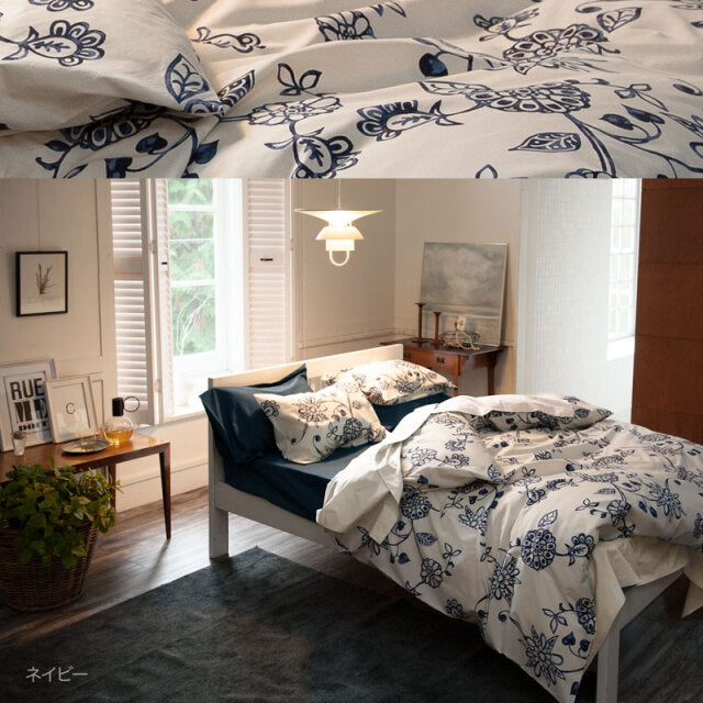 更紗のような東洋の繊細さを持つエイジア エイジア 掛け布団カバー コンフォーターカバー【Fab the Home】