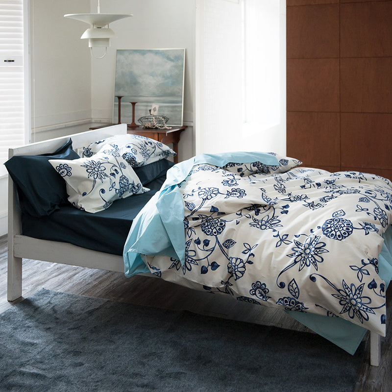 更紗のような東洋の繊細さを持つエイジア エイジア 掛け布団カバー コンフォーターカバー【Fab the Home】