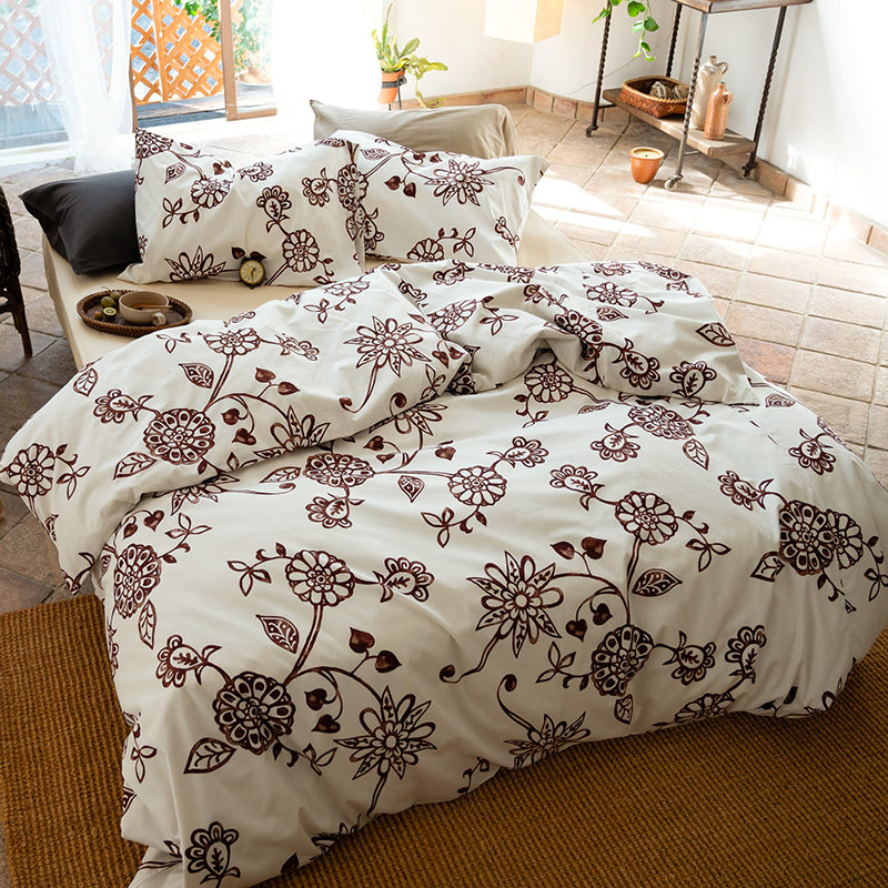 更紗のような東洋の繊細さを持つエイジア エイジア 掛け布団カバー コンフォーターカバー【Fab the Home】