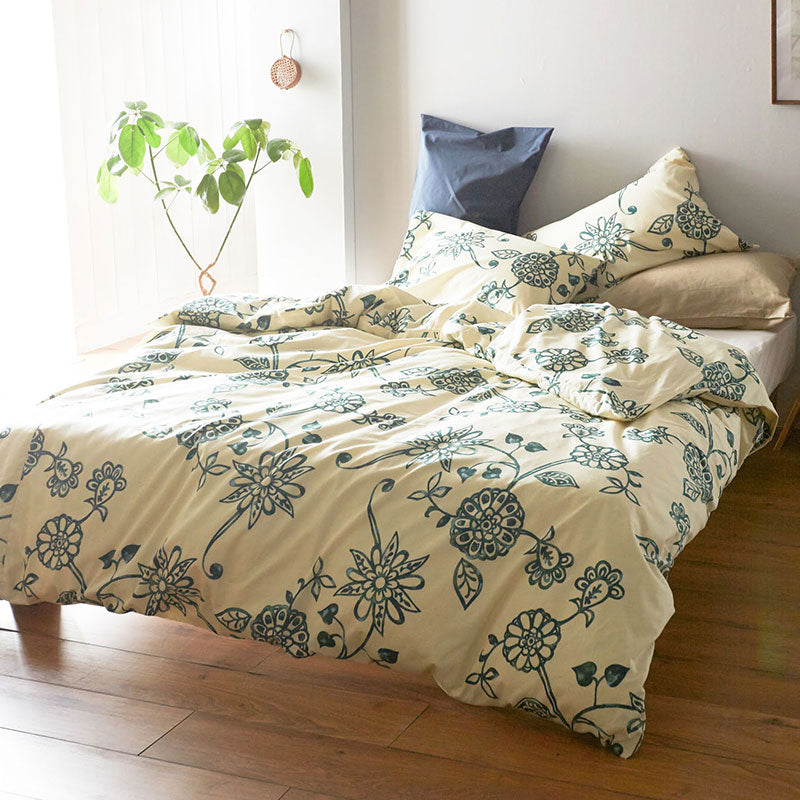 更紗のような東洋の繊細さを持つエイジア エイジア 掛け布団カバー コンフォーターカバー【Fab the Home】