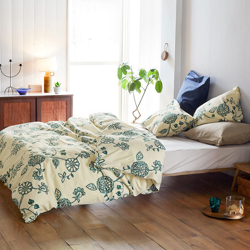 更紗のような東洋の繊細さを持つエイジア エイジア 掛け布団カバー コンフォーターカバー【Fab the Home】