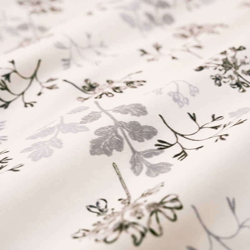 繊細なタッチのフラワープリント ハーベスト コンフォーターカバー【Fab the Home】