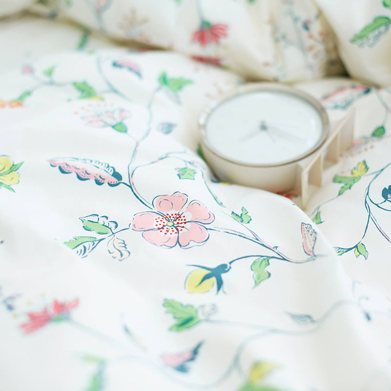 英国調の更紗風プリント リザ コンフォーターカバー【Fab the Home】