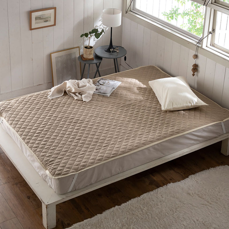 サラッとして快適なガーゼ敷きパッド ダブルガーゼ 敷きパッド なめらかな風合いが心地よい【Fab the Home】