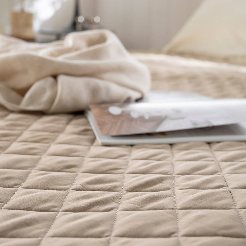 サラッとして快適なガーゼ敷きパッド ダブルガーゼ 敷きパッド ワイドキング【Fab the Home】