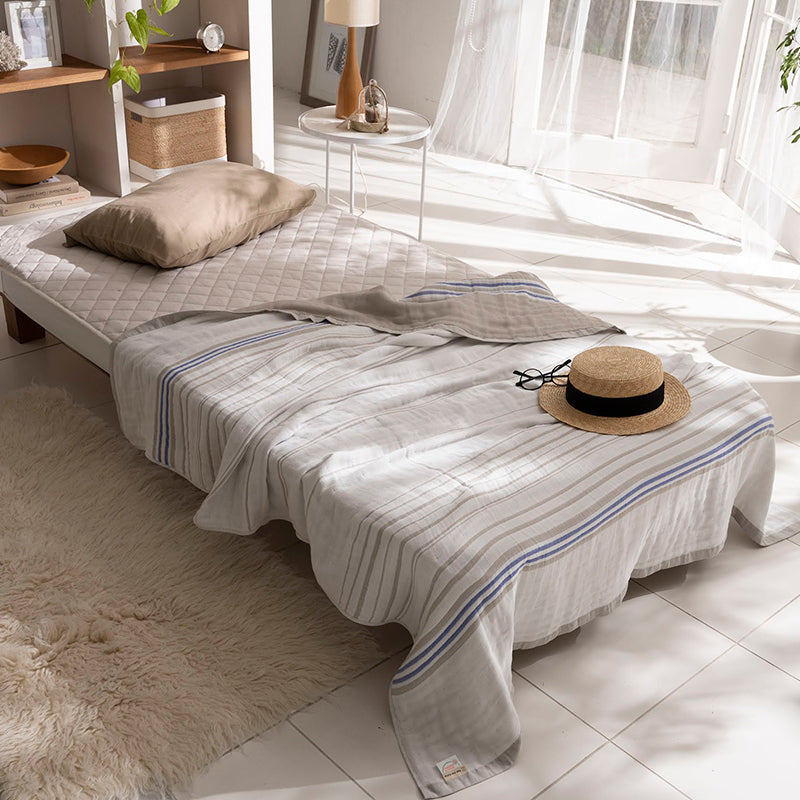 ふんわり空気をふくむサラリと爽やかな6重ガーゼケット コスタ【Fab the Home】