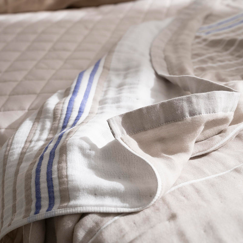 ふんわり空気をふくむサラリと爽やかな6重ガーゼケット コスタ【Fab the Home】