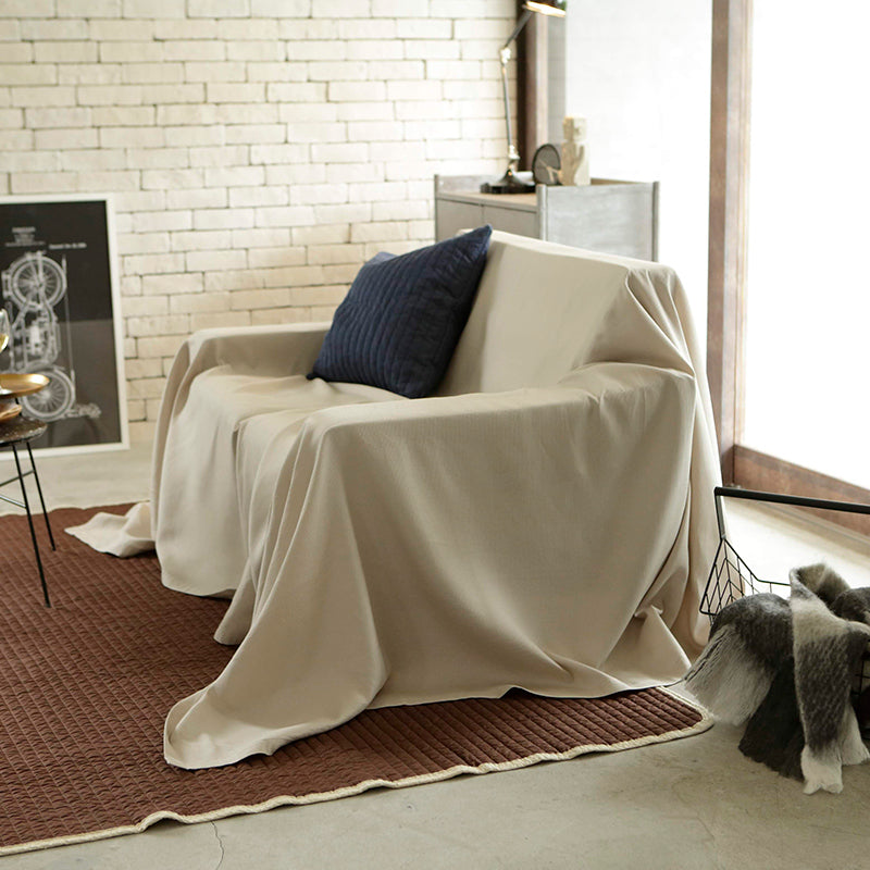 凹凸織りでデコボコ表面のハニカム マルチカバー 吸湿・発散性でサラサラ【Fab the Home】