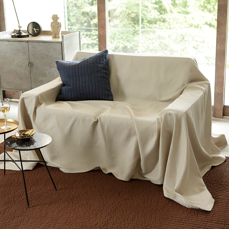 凹凸織りでデコボコ表面のハニカム マルチカバー 吸湿・発散性でサラサラ【Fab the Home】