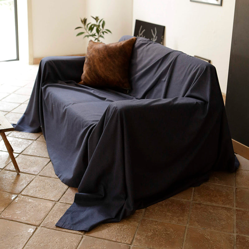 やさしいソフトなデニム ライトデニム マルチカバー【Fab the Home】