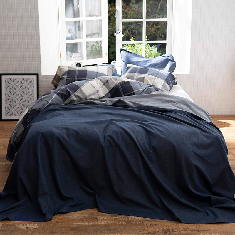 やさしいソフトなデニム ライトデニム マルチカバー【Fab the Home】