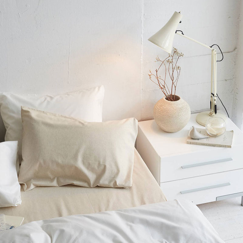 さらりとやさしいリネンミックス one-wash 枕カバー 2枚セット入り【Fab the Home】