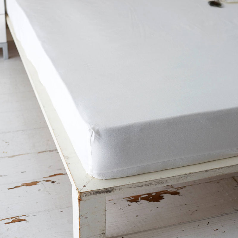 さらりとやさしいリネンミックス one-wash ボックスシーツ【Fab the Home】