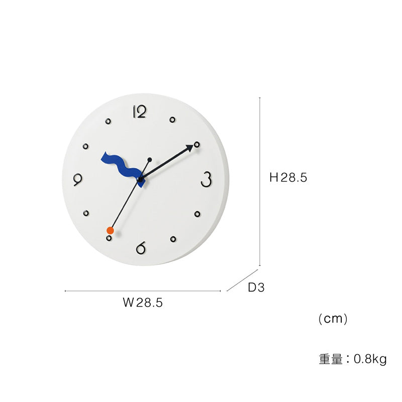 ウォールクロック Pokeli - ポケリ 壁掛け時計