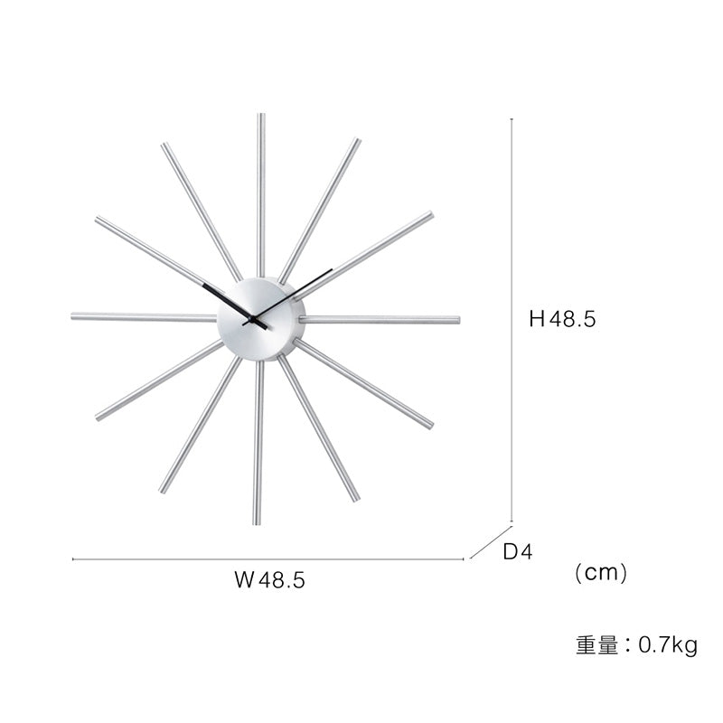 ウォールクロック Usine - ユジーヌ 壁掛け時計