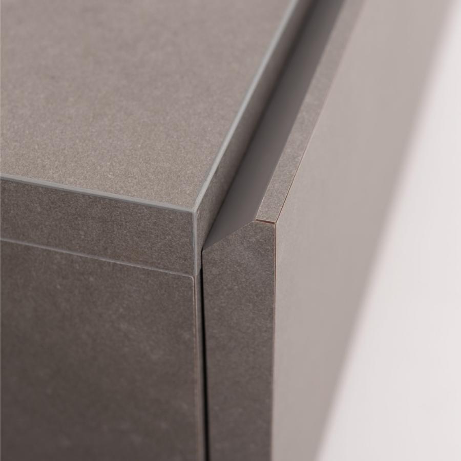 【開梱設置配送】石目の柄を活かしたフロートタイプテレビボード※要施工