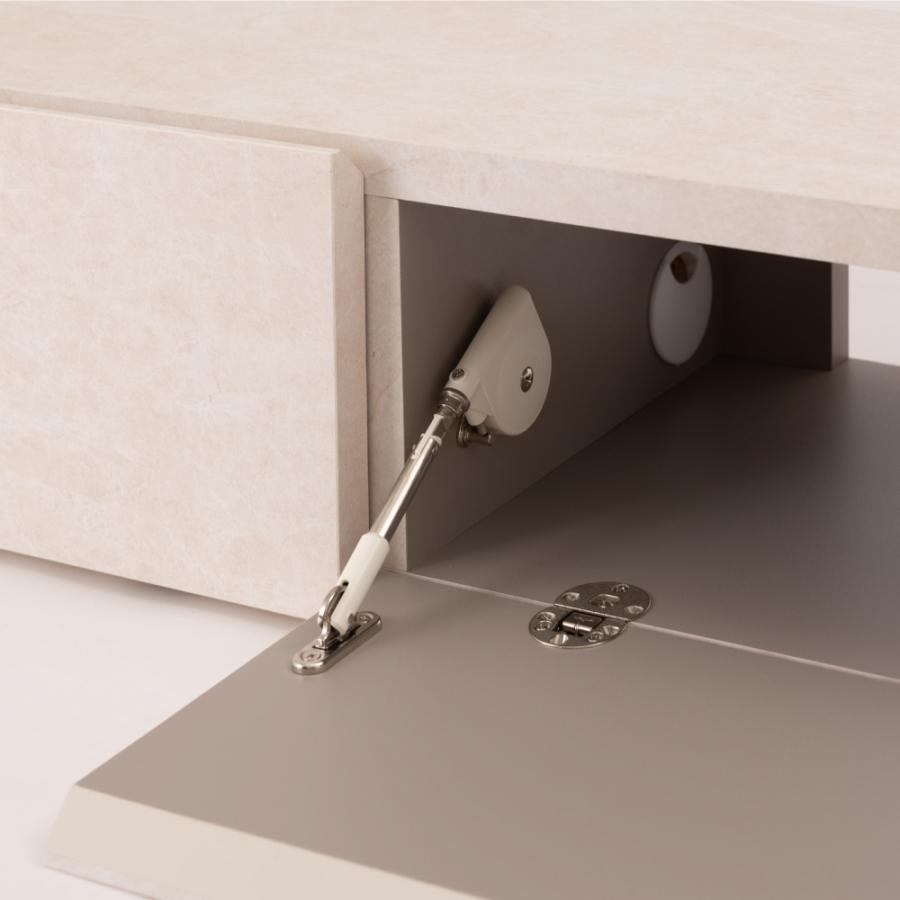 【開梱設置配送】石目の柄を活かしたフロートタイプテレビボード※要施工