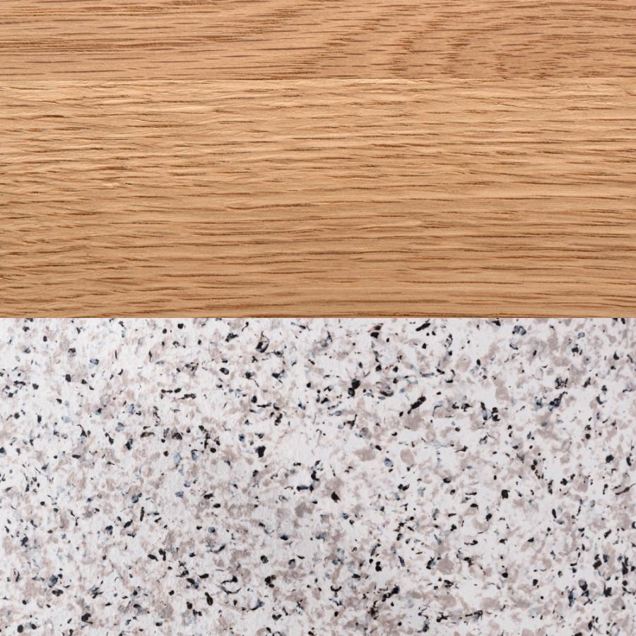 【開梱設置配送】ラウンド状の天板と円錐状の脚が独創的な雰囲気を演出するダイニングテーブル