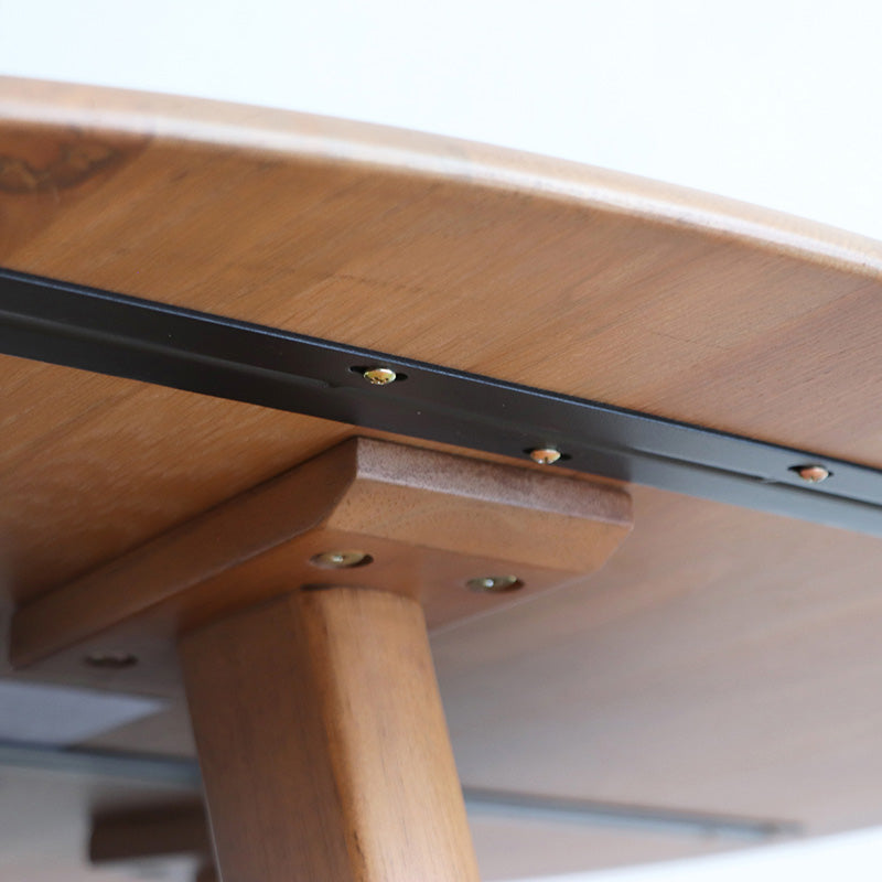 ダイニングテーブル 円形110cm 家族が自然と集まるオーク無垢の温もり 2人~3人用 丸テーブル