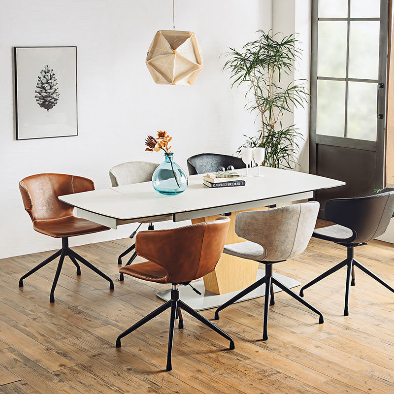 伸長式セラミックダイニングテーブル 幅140~180cm