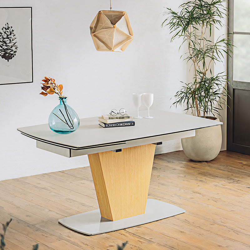 伸長式セラミックダイニングテーブル 幅140~180cm