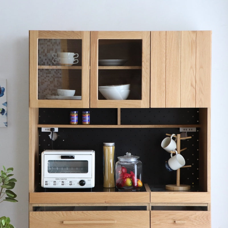 【開梱設置配送】キッチンボード|コンセント付きで家電すっきり。使いやすさと収納力を両立