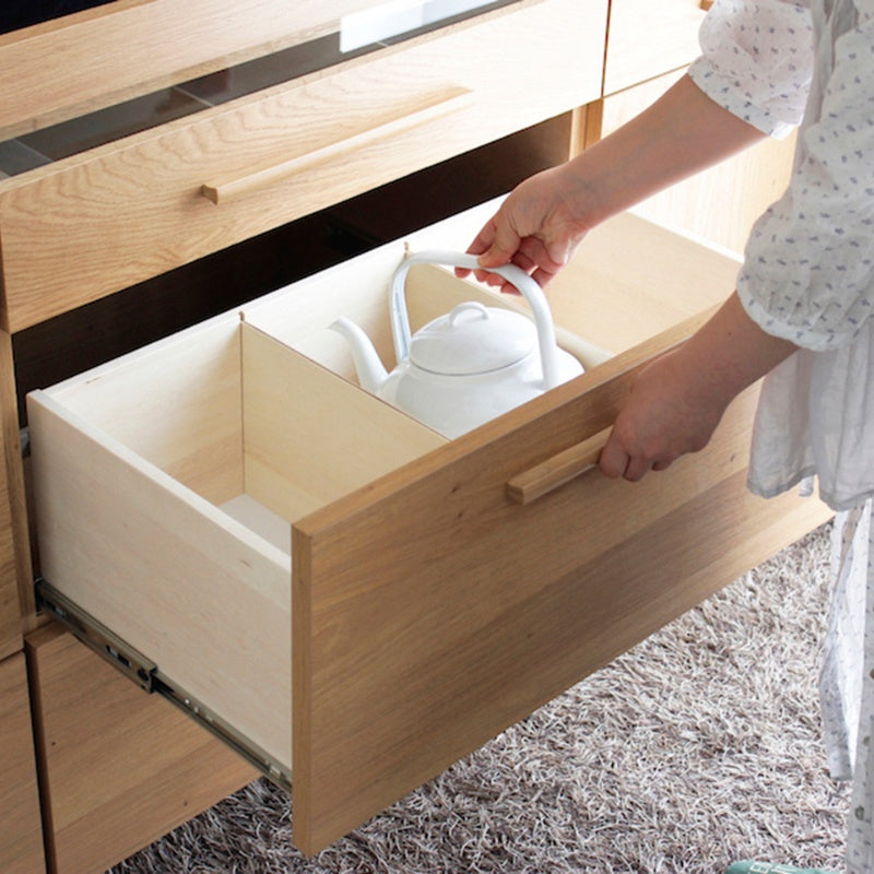 【開梱設置配送】キッチンボード|コンセント付きで家電すっきり。使いやすさと収納力を両立