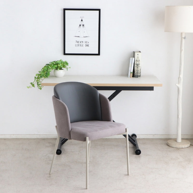 ダイニングチェア 包み込むフォルムが心地よい。都会的なベージュカラーで空間を一新