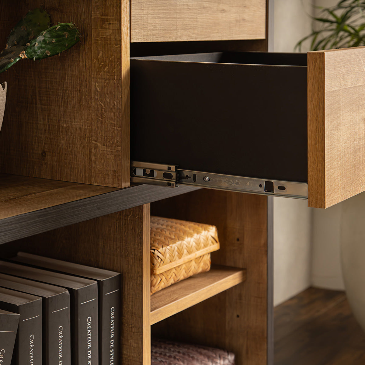 【開梱設置配送】ローシェルフ 幅180cm 開放感ある暮らしと美しい収納を叶える国産家具