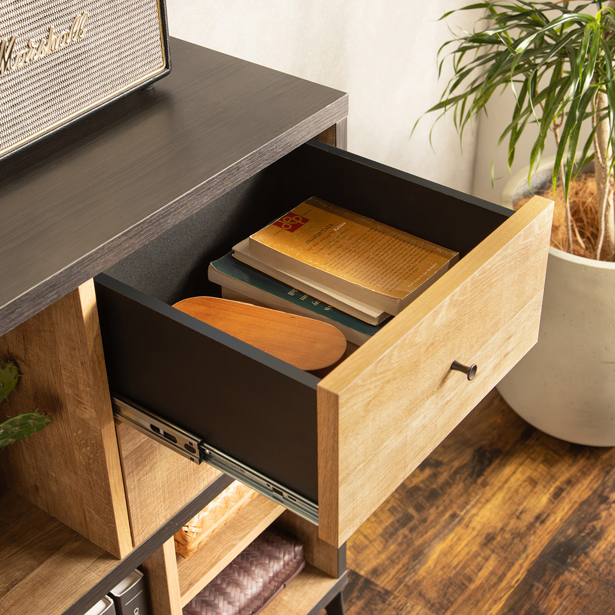 【開梱設置配送】ローシェルフ 幅180cm 開放感ある暮らしと美しい収納を叶える国産家具