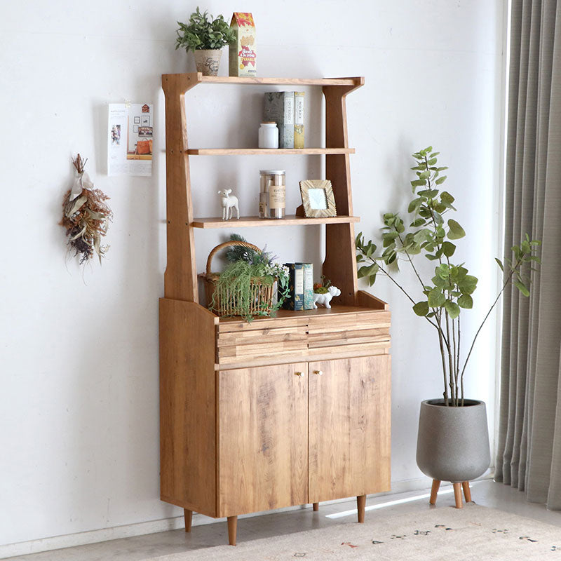 シェルフ 幅80cm ラスティックな温かみと機能性で空間を美しく演出