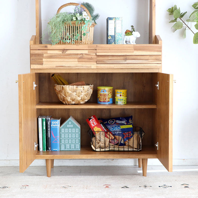 シェルフ 幅80cm ラスティックな温かみと機能性で空間を美しく演出