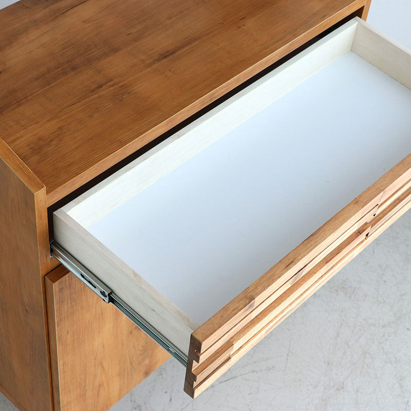 シェルフ 幅80cm ラスティックな温かみと機能性で空間を美しく演出