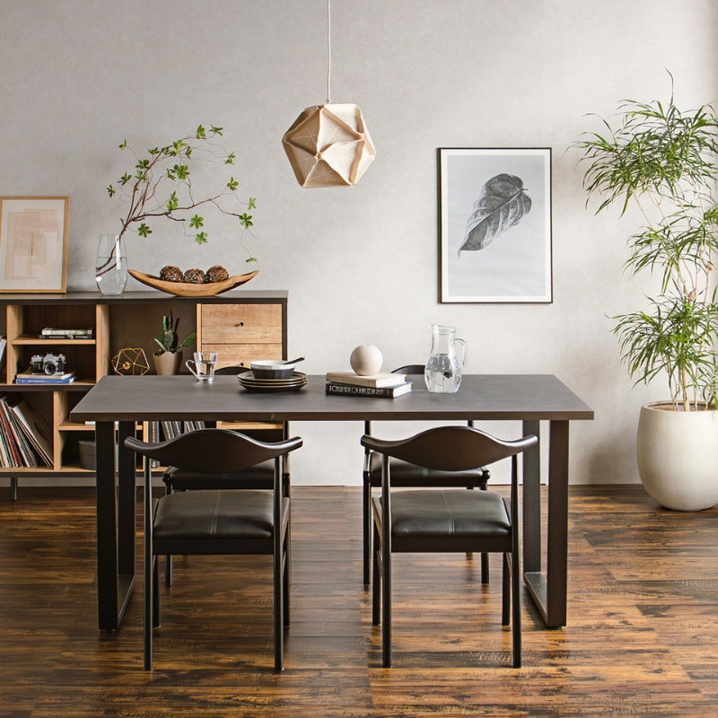 ダイニングテーブル 幅160cm 暮らしを守る耐水・耐摩耗・耐熱DAP天板の一台