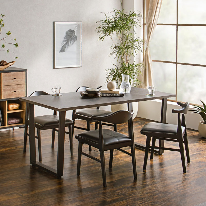 ダイニングテーブル 幅160cm 暮らしを守る耐水・耐摩耗・耐熱DAP天板の一台