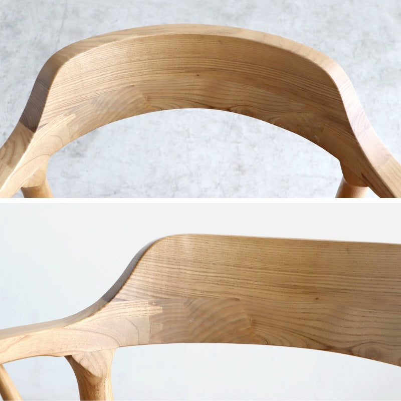 アームチェア 肘掛けをテーブルに浮かせて床掃除スムーズ 美しさと座り心地を両立した一脚 ダイニング