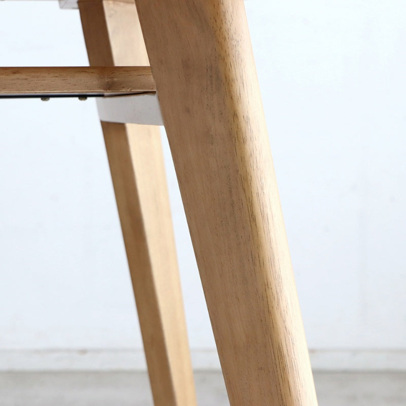 ダイニングテーブル 角丸デザインでお子様も安心 オーク材の温もりが家族を包む