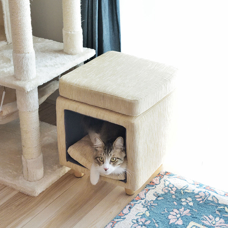 ペットがくつろげるペットハウススツール